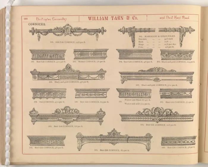 Framed Print : Page from William Tarn and Co.s Illustrated Catalogue: wit Framed Print : Page from William Tarn and Co.s Illustrated Catalogue: wit