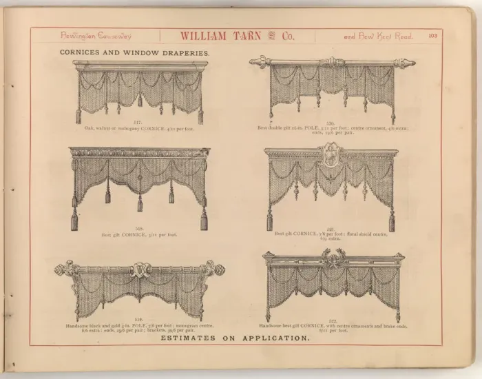 Framed Print : Page from William Tarn and Co.s Illustrated Catalogue: wit Framed Print : Page from William Tarn and Co.s Illustrated Catalogue: wit