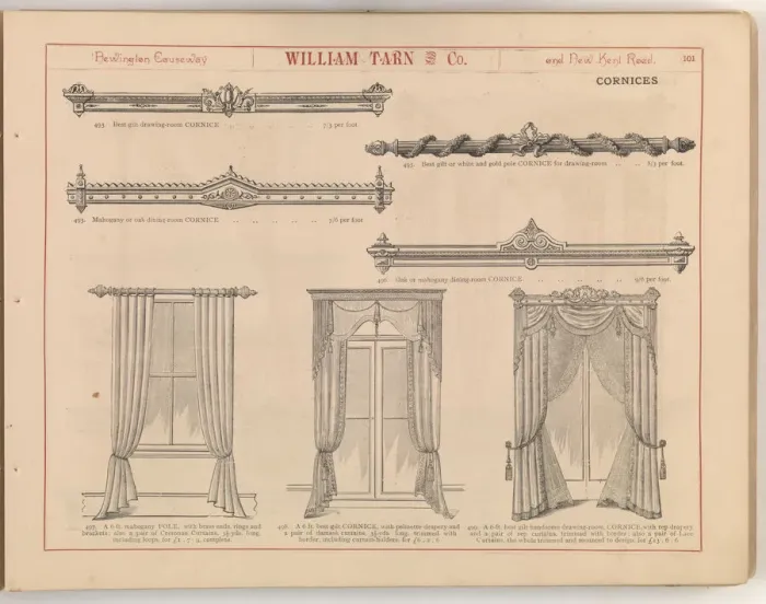 Framed Print : Page from William Tarn and Co.s Illustrated Catalogue: wit Framed Print : Page from William Tarn and Co.s Illustrated Catalogue: wit