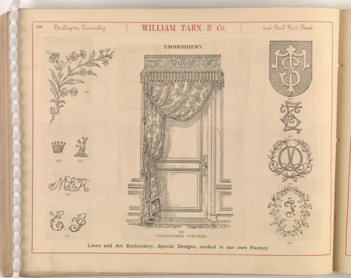 Framed Print : Page from William Tarn and Co.s Illustrated Catalogue: wit Framed Print : Page from William Tarn and Co.s Illustrated Catalogue: wit