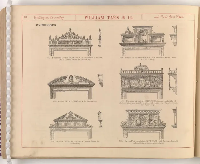 Framed Print : Page from William Tarn and Co.s Illustrated Catalogue: wit Framed Print : Page from William Tarn and Co.s Illustrated Catalogue: wit