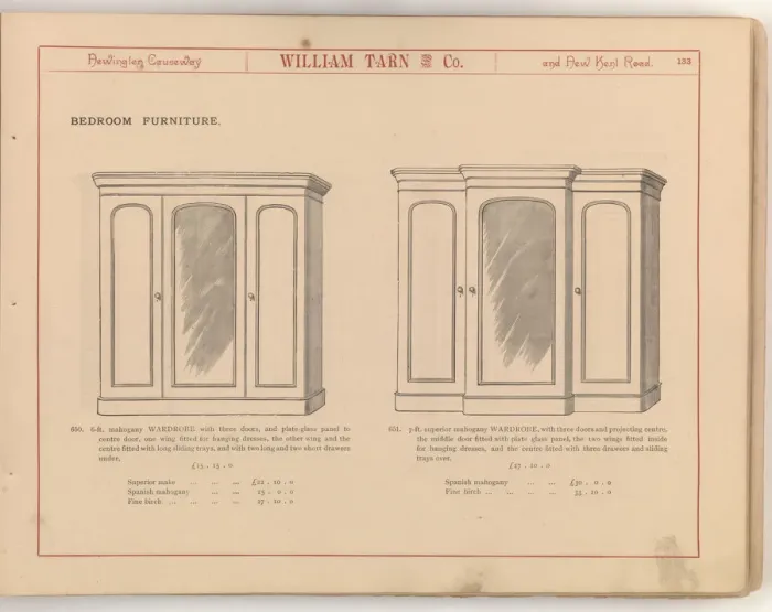 Framed Print : Page from William Tarn and Co.s Illustrated Catalogue: wit Framed Print : Page from William Tarn and Co.s Illustrated Catalogue: wit