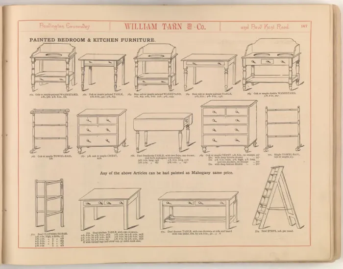 Framed Print : Page from William Tarn and Co.s Illustrated Catalogue: wit Framed Print : Page from William Tarn and Co.s Illustrated Catalogue: wit