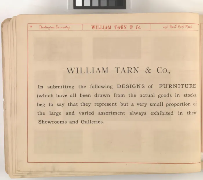 Framed Print : Page from William Tarn and Co.s Illustrated Catalogue: wit Framed Print : Page from William Tarn and Co.s Illustrated Catalogue: wit