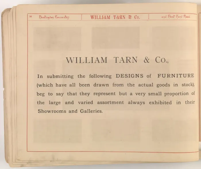 Framed Print : Page from William Tarn and Co.s Illustrated Catalogue: wit Framed Print : Page from William Tarn and Co.s Illustrated Catalogue: wit
