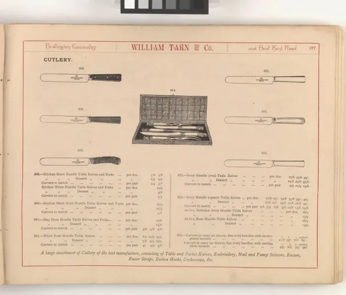 Framed Print : Page from William Tarn and Co.s Illustrated Catalogue: wit Framed Print : Page from William Tarn and Co.s Illustrated Catalogue: wit