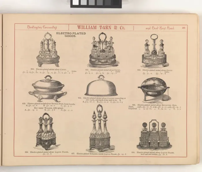 Framed Print : Page from William Tarn and Co.s Illustrated Catalogue: wit Framed Print : Page from William Tarn and Co.s Illustrated Catalogue: wit