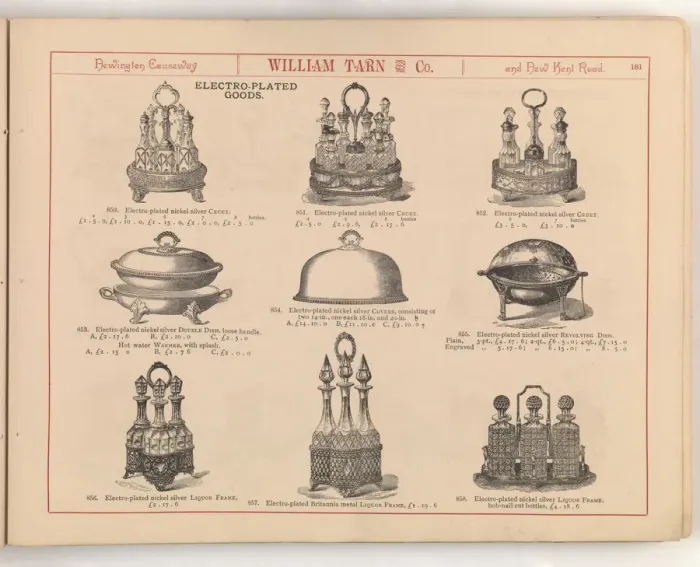 Framed Print : Page from William Tarn and Co.s Illustrated Catalogue: wit Framed Print : Page from William Tarn and Co.s Illustrated Catalogue: wit