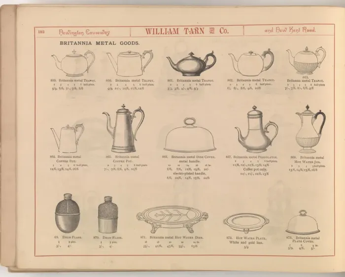 Framed Print : Page from William Tarn and Co.s Illustrated Catalogue: wit