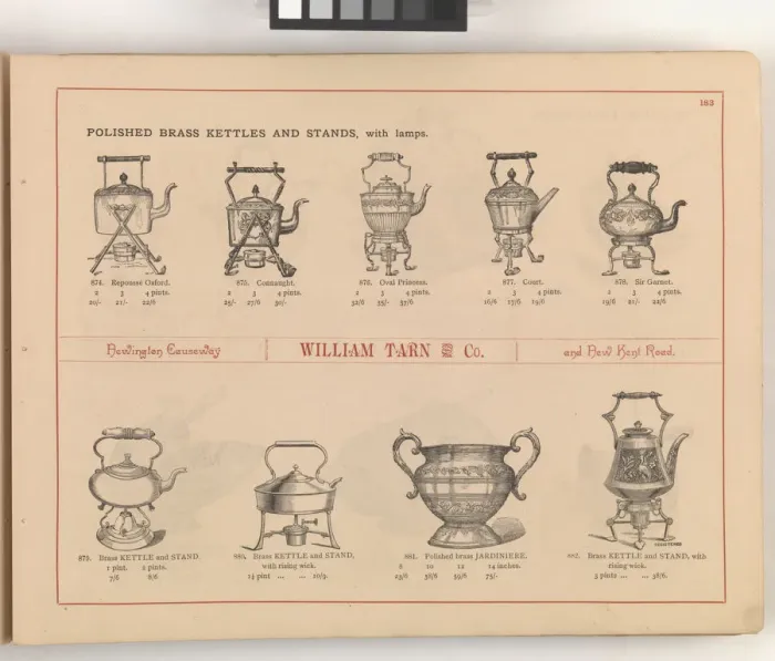 Framed Print : Page from William Tarn and Co.s Illustrated Catalogue: wit Framed Print : Page from William Tarn and Co.s Illustrated Catalogue: wit
