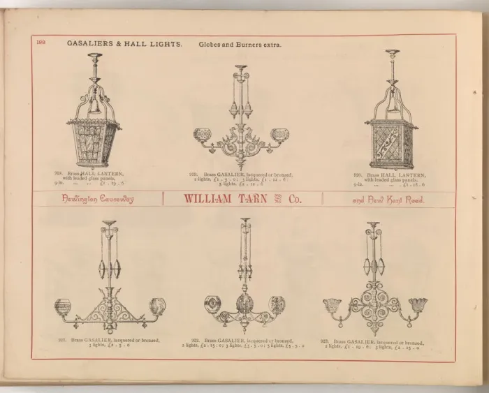 Framed Print : Page from William Tarn and Co.s Illustrated Catalogue: wit Framed Print : Page from William Tarn and Co.s Illustrated Catalogue: wit