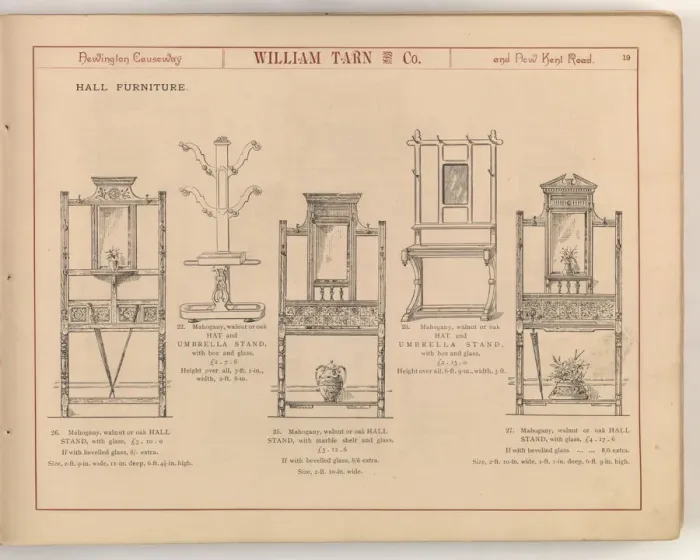 Framed Print : Page from William Tarn and Co.s Illustrated Catalogue: wit Framed Print : Page from William Tarn and Co.s Illustrated Catalogue: wit