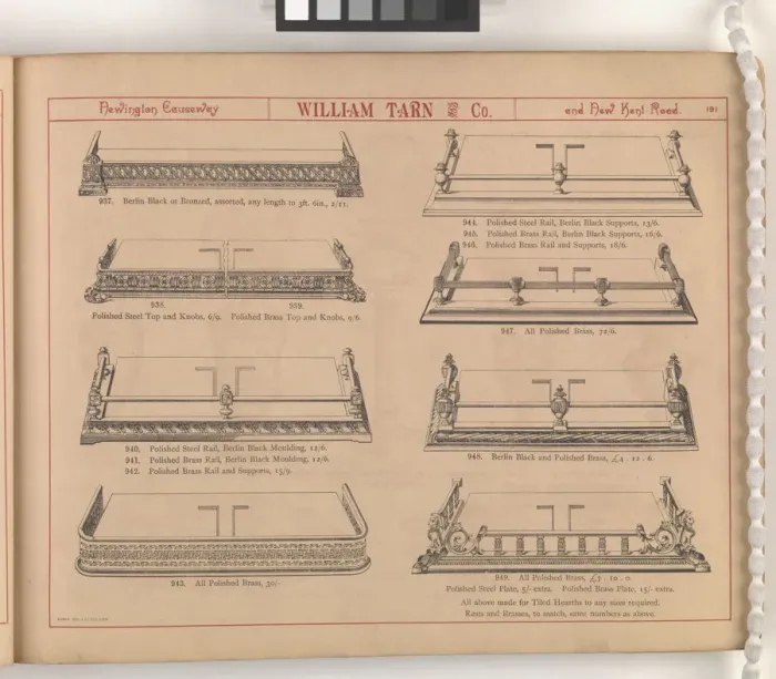 Framed Print : Page from William Tarn and Co.s Illustrated Catalogue: wit Framed Print : Page from William Tarn and Co.s Illustrated Catalogue: wit