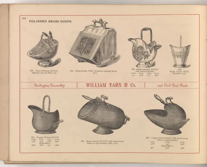 Framed Print : Page from William Tarn and Co.s Illustrated Catalogue: wit Framed Print : Page from William Tarn and Co.s Illustrated Catalogue: wit