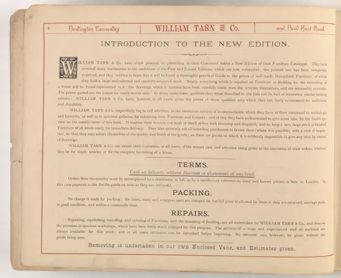Framed Print : Page from William Tarn and Co.s Illustrated Catalogue: wit Framed Print : Page from William Tarn and Co.s Illustrated Catalogue: wit