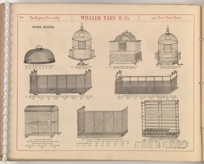 Framed Print : Page from William Tarn and Co.s Illustrated Catalogue: wit