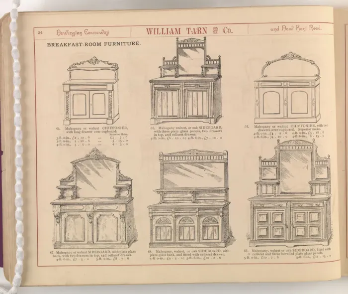 Framed Print : Page from William Tarn and Co.s Illustrated Catalogue: wit Framed Print : Page from William Tarn and Co.s Illustrated Catalogue: wit
