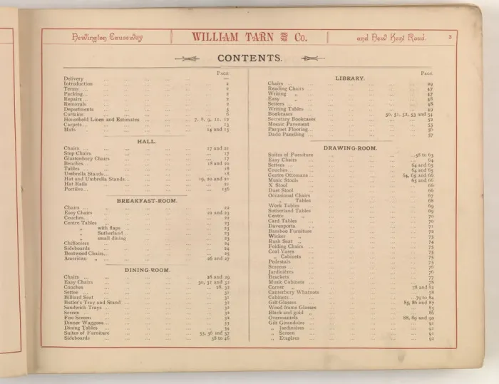 Framed Print : Page from William Tarn and Co.s Illustrated Catalogue: wit Framed Print : Page from William Tarn and Co.s Illustrated Catalogue: wit