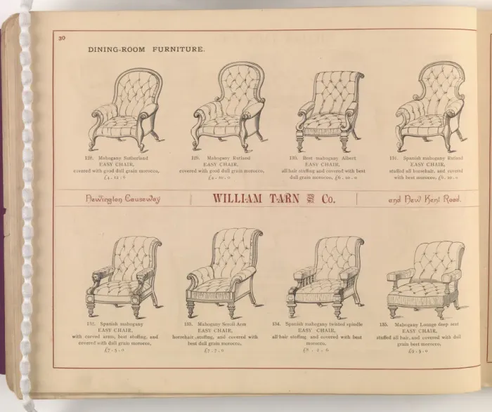 Framed Print : Page from William Tarn and Co.s Illustrated Catalogue: wit Framed Print : Page from William Tarn and Co.s Illustrated Catalogue: wit