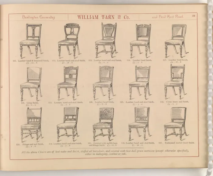 Framed Print : Page from William Tarn and Co.s Illustrated Catalogue: wit Framed Print : Page from William Tarn and Co.s Illustrated Catalogue: wit