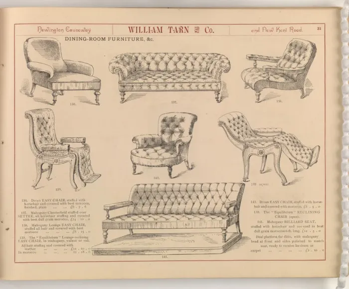 Framed Print : Page from William Tarn and Co.s Illustrated Catalogue: wit Framed Print : Page from William Tarn and Co.s Illustrated Catalogue: wit