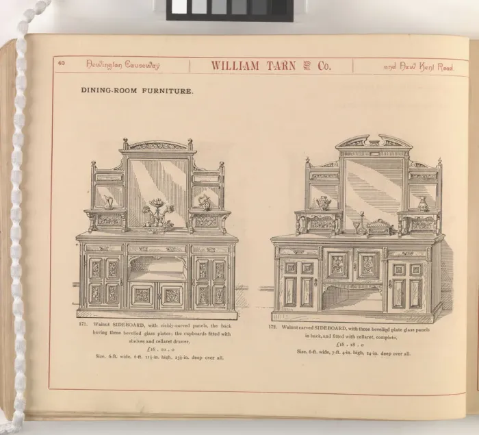 Framed Print : Page from William Tarn and Co.s Illustrated Catalogue: wit Framed Print : Page from William Tarn and Co.s Illustrated Catalogue: wit