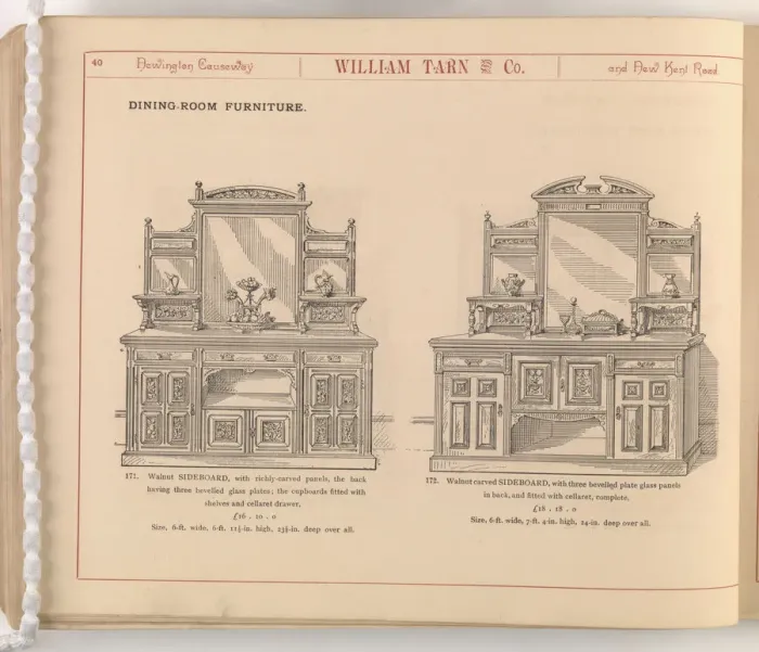 Framed Print : Page from William Tarn and Co.s Illustrated Catalogue: wit Framed Print : Page from William Tarn and Co.s Illustrated Catalogue: wit
