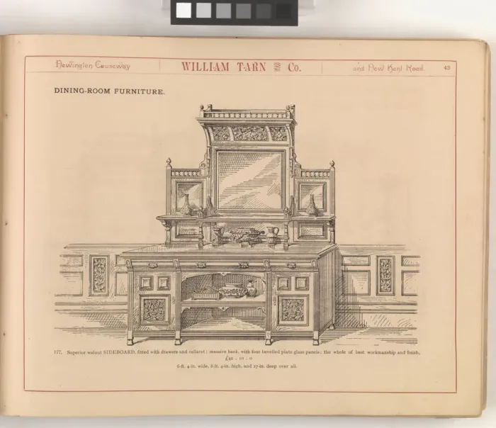 Framed Print : Page from William Tarn and Co.s Illustrated Catalogue: wit Framed Print : Page from William Tarn and Co.s Illustrated Catalogue: wit