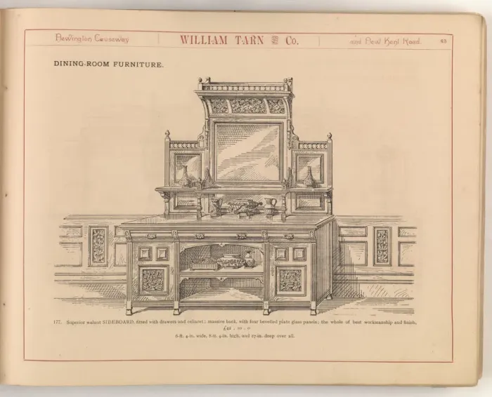 Framed Print : Page from William Tarn and Co.s Illustrated Catalogue: wit Framed Print : Page from William Tarn and Co.s Illustrated Catalogue: wit