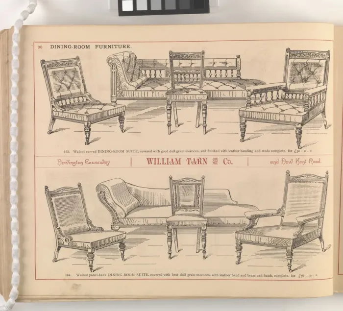 Framed Print : Page from William Tarn and Co.s Illustrated Catalogue: wit Framed Print : Page from William Tarn and Co.s Illustrated Catalogue: wit