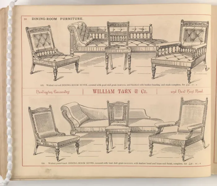 Framed Print : Page from William Tarn and Co.s Illustrated Catalogue: wit Framed Print : Page from William Tarn and Co.s Illustrated Catalogue: wit