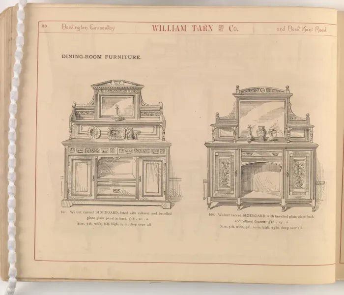 Framed Print : Page from William Tarn and Co.s Illustrated Catalogue: wit Framed Print : Page from William Tarn and Co.s Illustrated Catalogue: wit