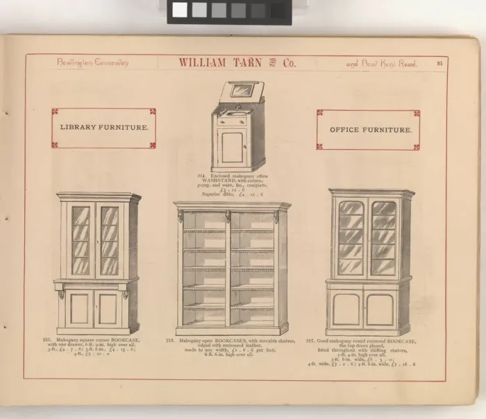 Framed Print : Page from William Tarn and Co.s Illustrated Catalogue: wit Framed Print : Page from William Tarn and Co.s Illustrated Catalogue: wit