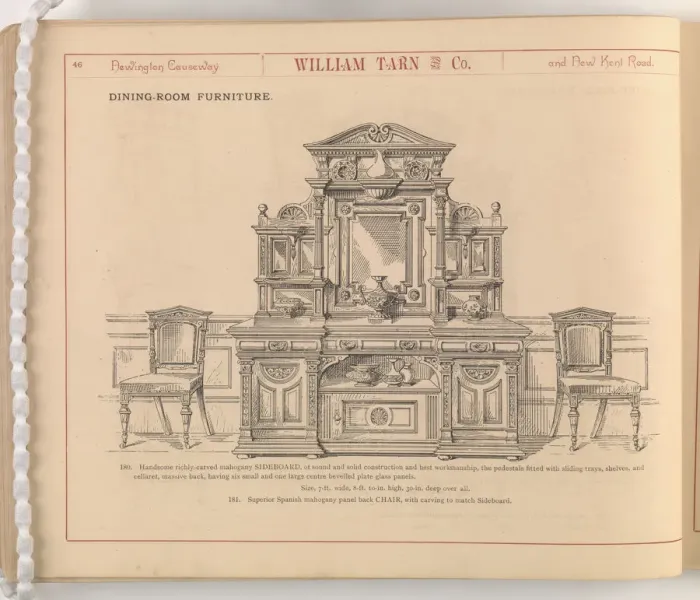Framed Print : Page from William Tarn and Co.s Illustrated Catalogue: wit Framed Print : Page from William Tarn and Co.s Illustrated Catalogue: wit