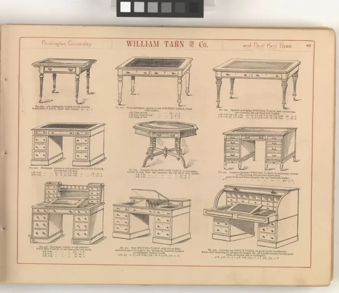 Framed Print : Page from William Tarn and Co.s Illustrated Catalogue: wit Framed Print : Page from William Tarn and Co.s Illustrated Catalogue: wit