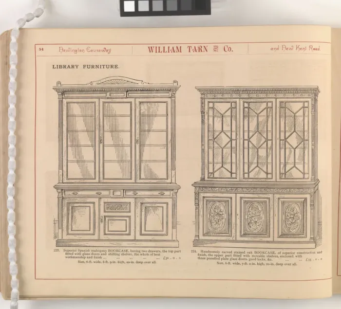 Framed Print : Page from William Tarn and Co.s Illustrated Catalogue: wit Framed Print : Page from William Tarn and Co.s Illustrated Catalogue: wit