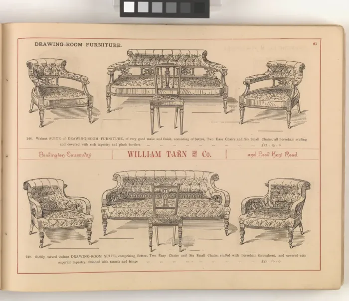 Framed Print : Page from William Tarn and Co.s Illustrated Catalogue: wit Framed Print : Page from William Tarn and Co.s Illustrated Catalogue: wit
