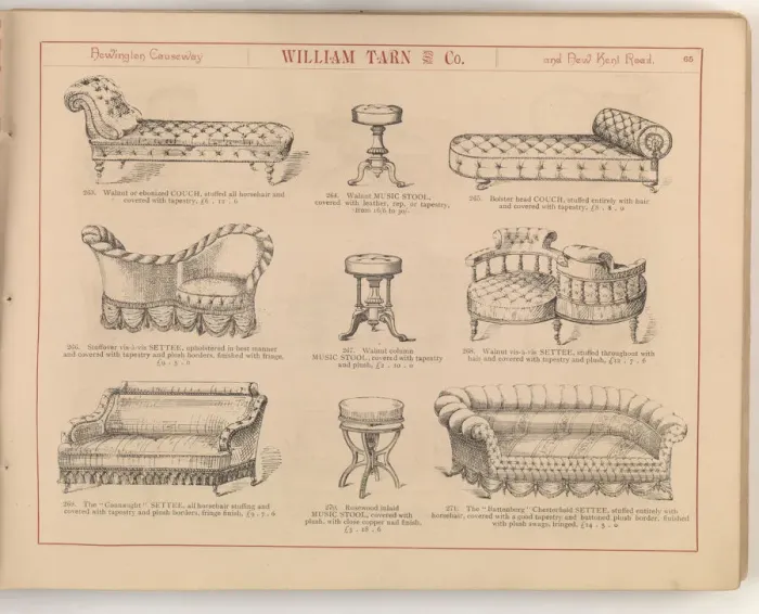 Framed Print : Page from William Tarn and Co.s Illustrated Catalogue: wit Framed Print : Page from William Tarn and Co.s Illustrated Catalogue: wit