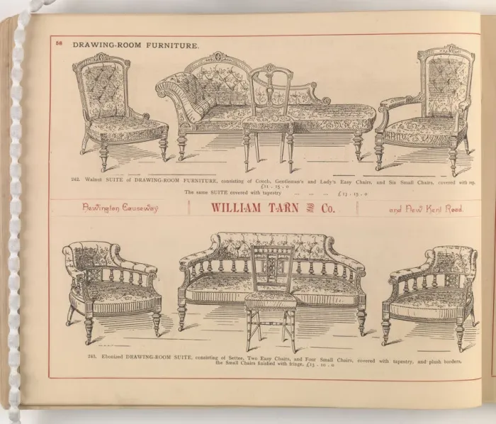 Framed Print : Page from William Tarn and Co.s Illustrated Catalogue: wit Framed Print : Page from William Tarn and Co.s Illustrated Catalogue: wit