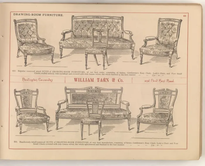 Framed Print : Page from William Tarn and Co.s Illustrated Catalogue: wit Framed Print : Page from William Tarn and Co.s Illustrated Catalogue: wit