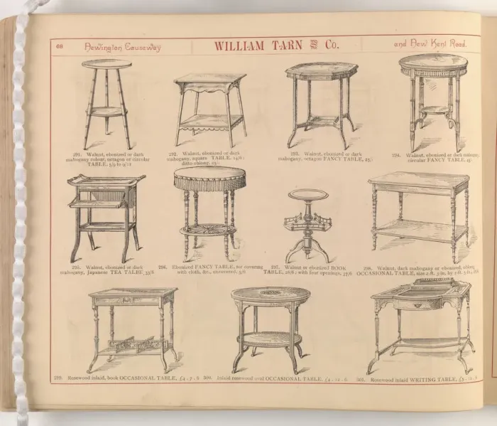 Framed Print : Page from William Tarn and Co.s Illustrated Catalogue: wit Framed Print : Page from William Tarn and Co.s Illustrated Catalogue: wit