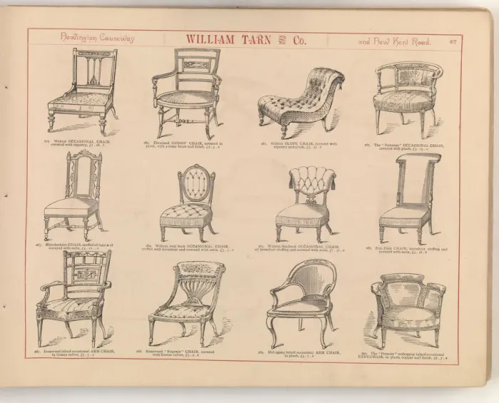 Framed Print : Page from William Tarn and Co.s Illustrated Catalogue: wit Framed Print : Page from William Tarn and Co.s Illustrated Catalogue: wit