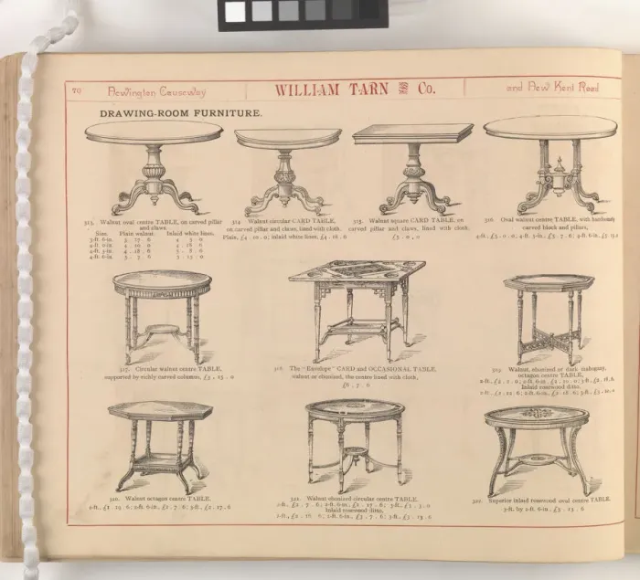 Framed Print : Page from William Tarn and Co.s Illustrated Catalogue: wit Framed Print : Page from William Tarn and Co.s Illustrated Catalogue: wit