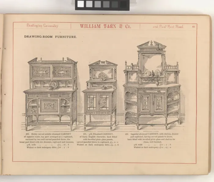 Framed Print : Page from William Tarn and Co.s Illustrated Catalogue: wit Framed Print : Page from William Tarn and Co.s Illustrated Catalogue: wit
