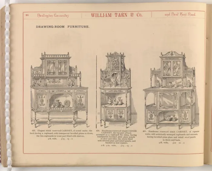 Framed Print : Page from William Tarn and Co.s Illustrated Catalogue: wit Framed Print : Page from William Tarn and Co.s Illustrated Catalogue: wit