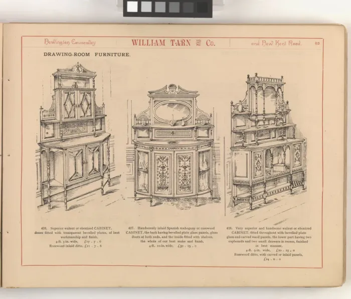 Framed Print : Page from William Tarn and Co.s Illustrated Catalogue: wit Framed Print : Page from William Tarn and Co.s Illustrated Catalogue: wit