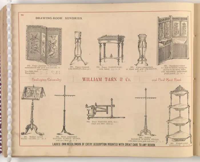 Framed Print : Page from William Tarn and Co.s Illustrated Catalogue: wit Framed Print : Page from William Tarn and Co.s Illustrated Catalogue: wit