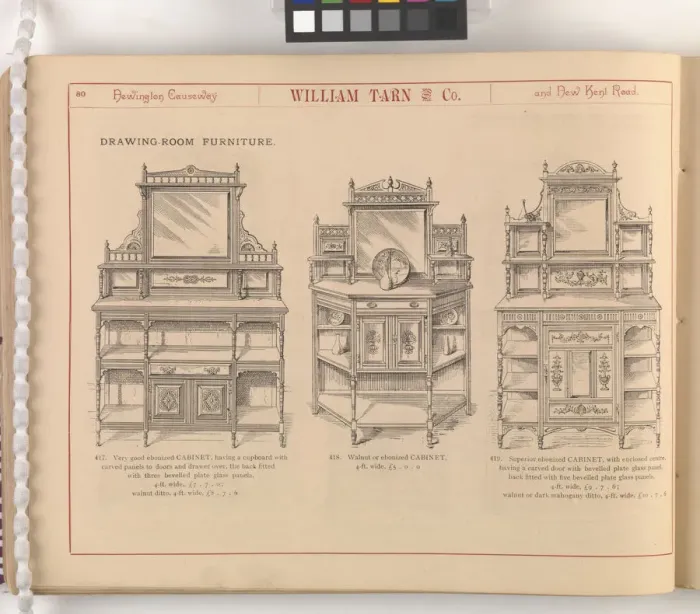 Framed Print : Page from William Tarn and Co.s Illustrated Catalogue: wit Framed Print : Page from William Tarn and Co.s Illustrated Catalogue: wit
