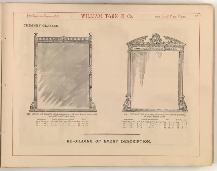 Framed Print : Page from William Tarn and Co.s Illustrated Catalogue: wit Framed Print : Page from William Tarn and Co.s Illustrated Catalogue: wit