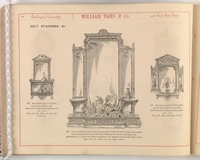 Framed Print : Page from William Tarn and Co.s Illustrated Catalogue: wit Framed Print : Page from William Tarn and Co.s Illustrated Catalogue: wit